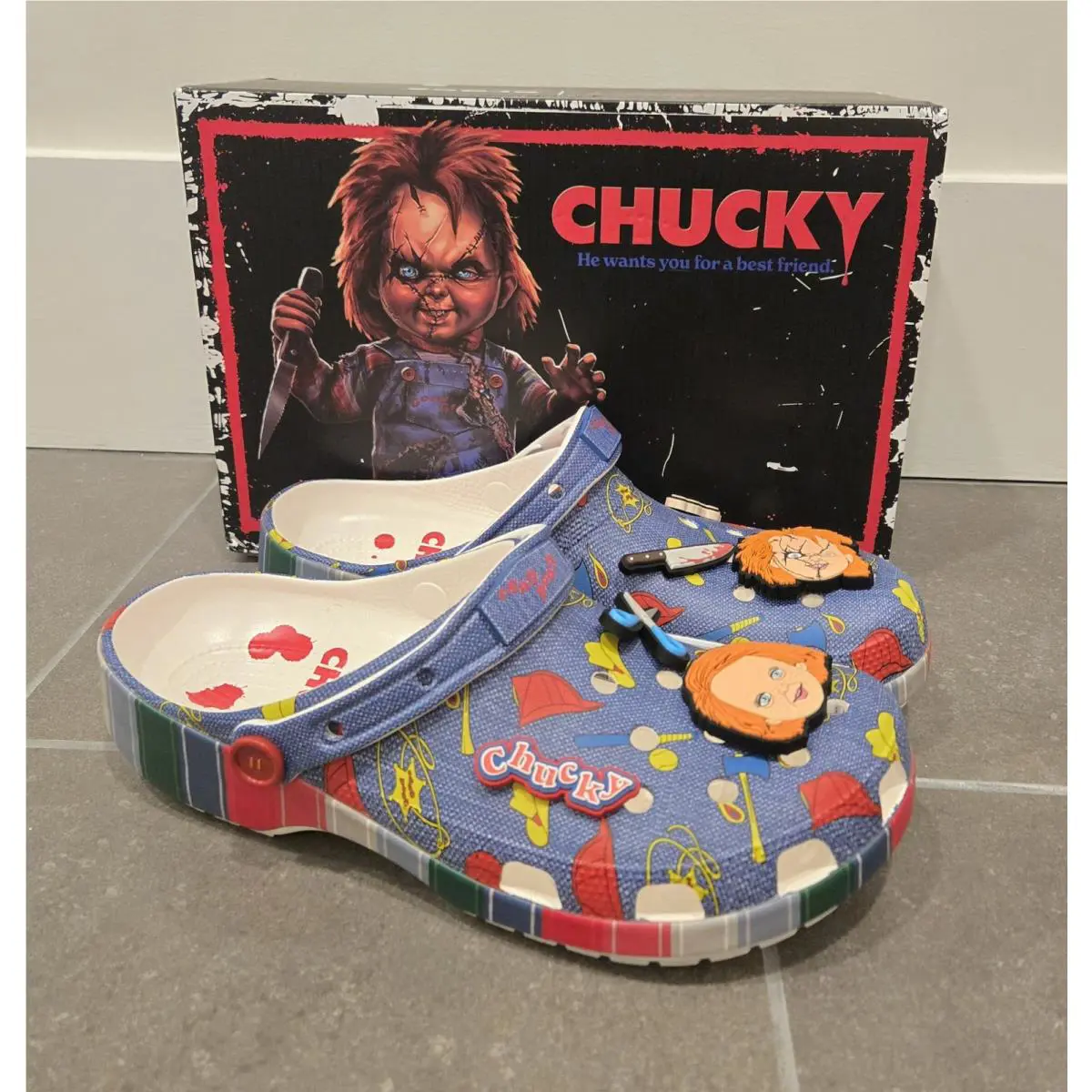 Crocs Chucky Classic Slip On Clogs Sandals Men`s Size 12