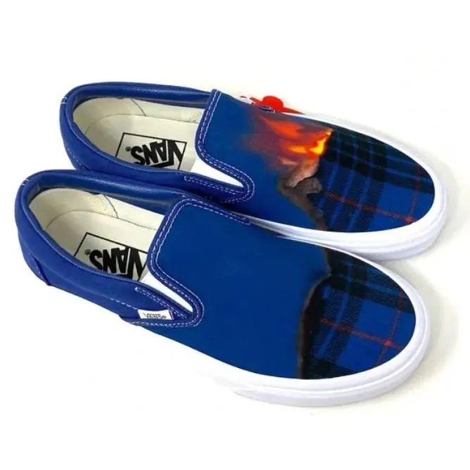 Vans shoes - VANS CLASSIC SLIP ON - CLASSIC SLIP - VN000XG81P4 - Blue 3