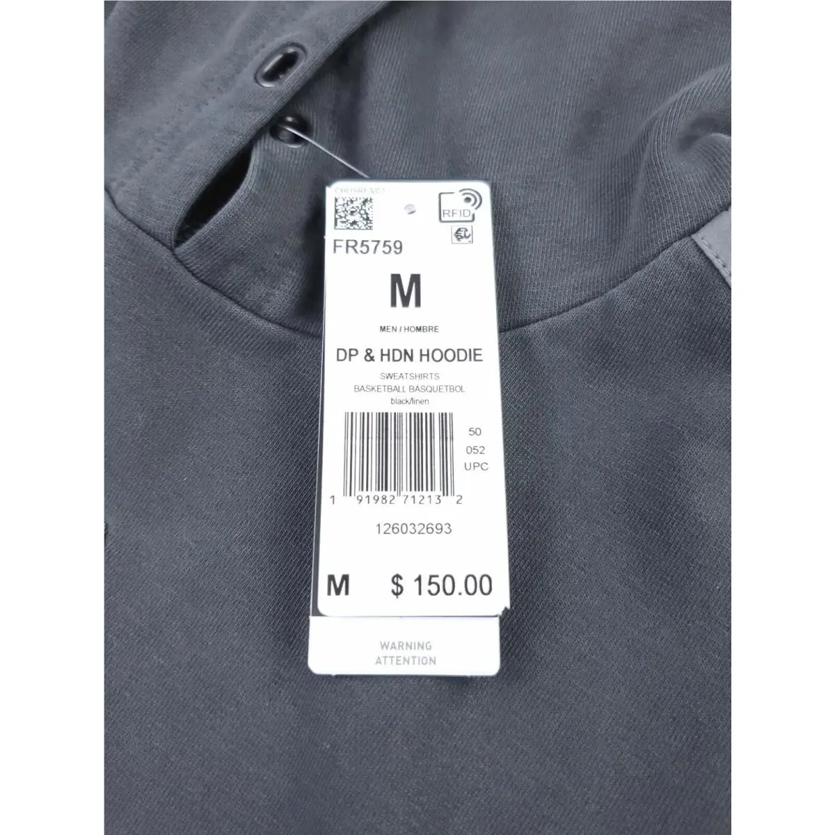 Adidas clothing - FR575 - FR575 - Gray, Manufacturer`s: Black/Linen (UPC: 191982712132) 9