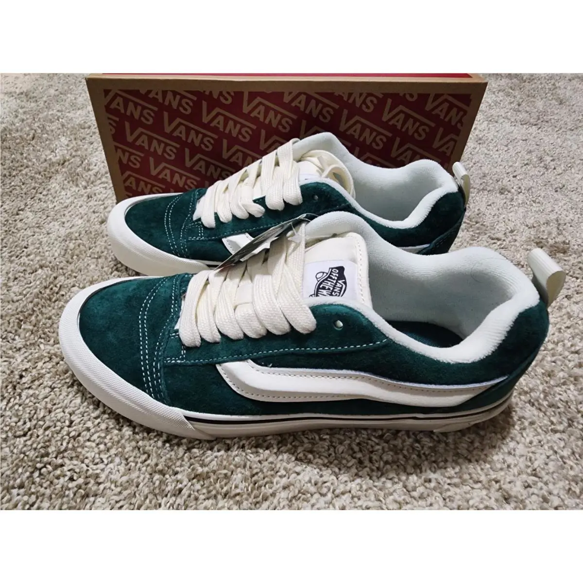 Vans shoes - VANS Knu Skool - Knu Skool - VN000CS0CX2 - Green, Manufacturer: Green (UPC: 197065548001) 1