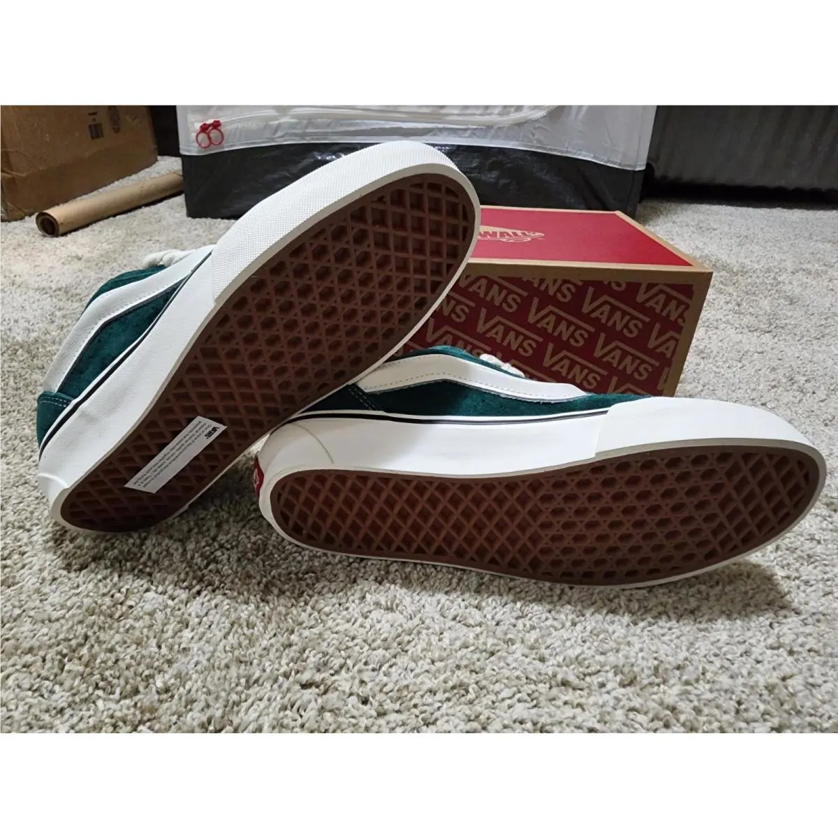 Vans shoes - VANS Knu Skool - Knu Skool - VN000CS0CX2 - Green, Manufacturer: Green (UPC: 197065548001) 3