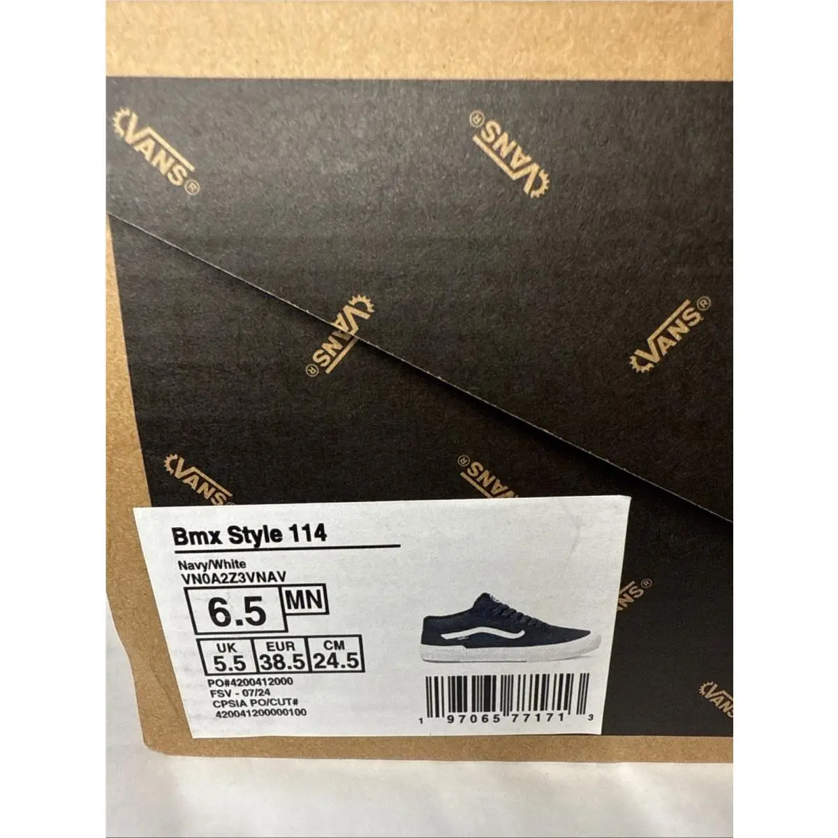 Vans shoes - VANS Style 114 - Style - VN0A2Z3VNAV - Blue (UPC: 0197065771713) 15