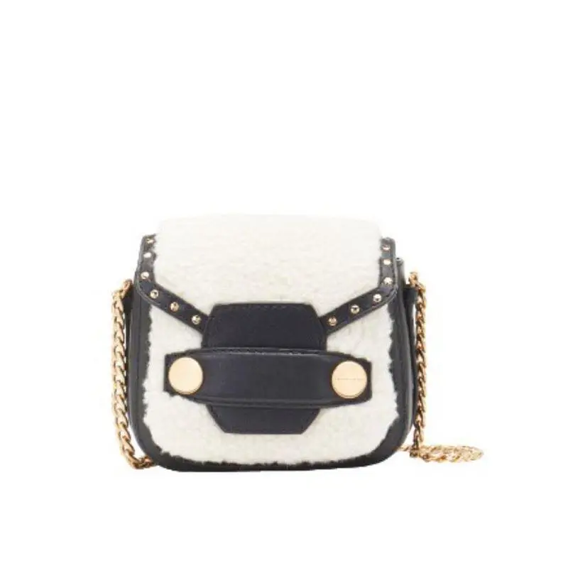 Stella Mccartney Women Bag Shearling Shoulder Bag Natural 478584-W8155-9500 by Stella McCartney