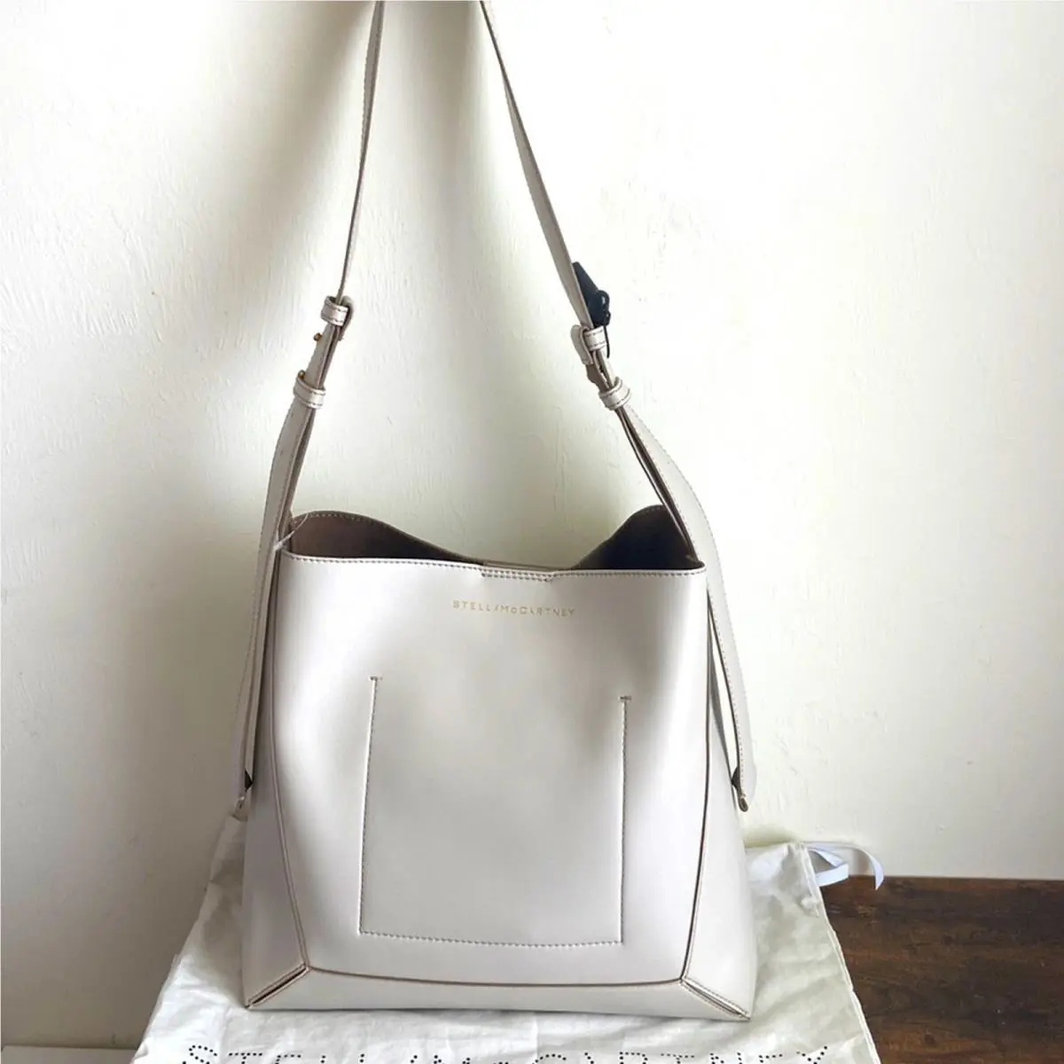 Stella Mccartney Medium Hobo Bag Grey Shoulder Bag Unisex