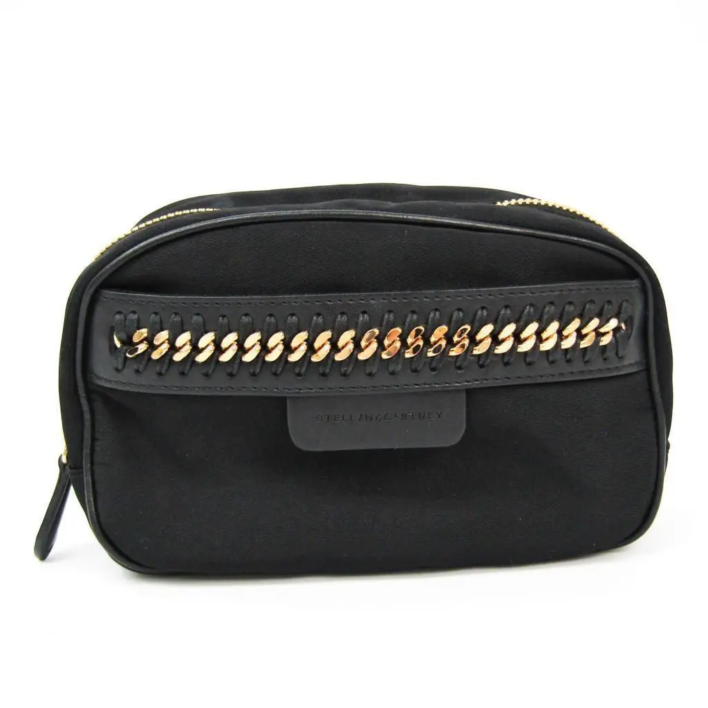 Stella Mccartney Falabella Cosmetic Case 469180W8091 Pouch Black by Stella McCartney