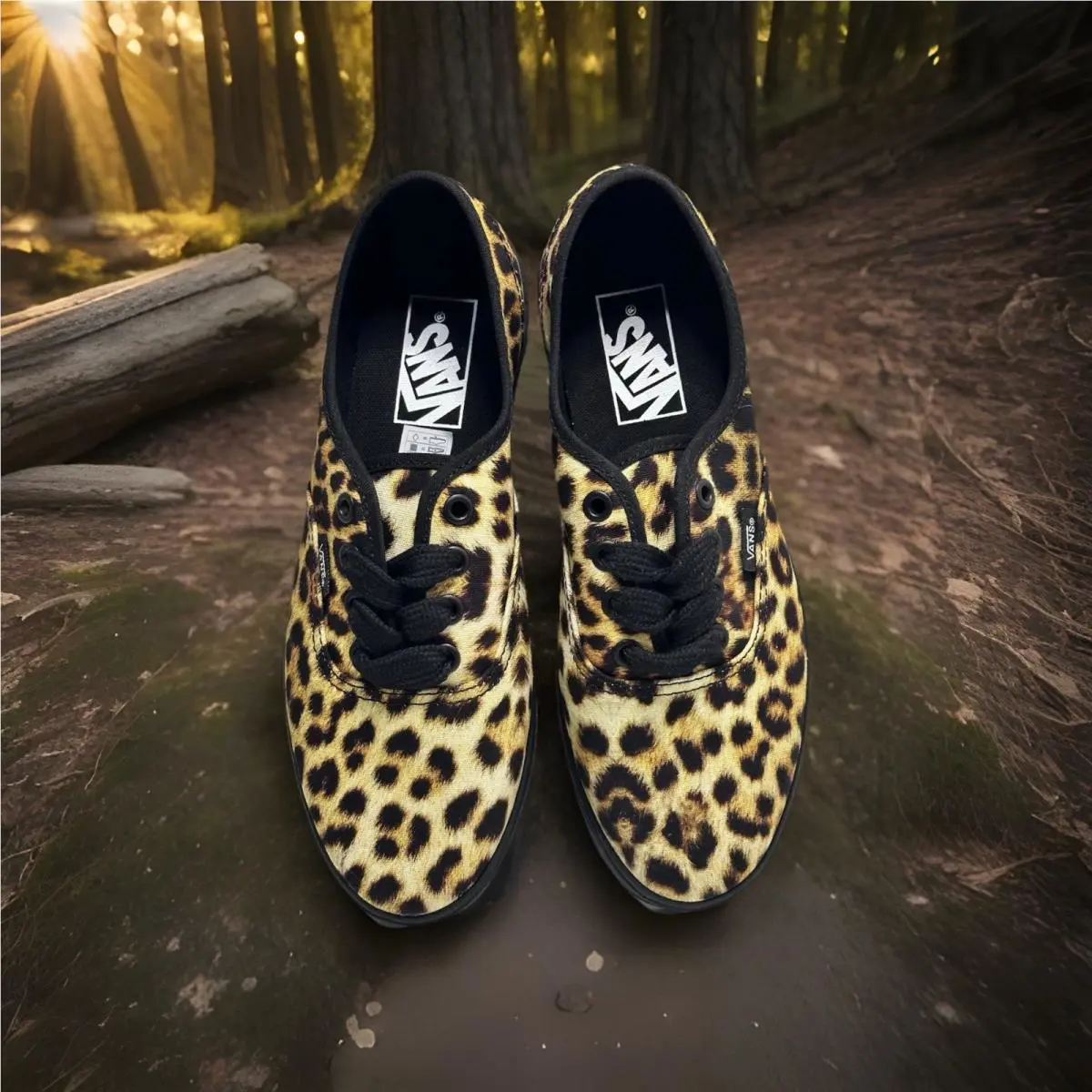 Vans shoes - VANS Off The Wall - Off The Wall - LEOPARD WITH BLACK (UPC: 0197643177012) 9
