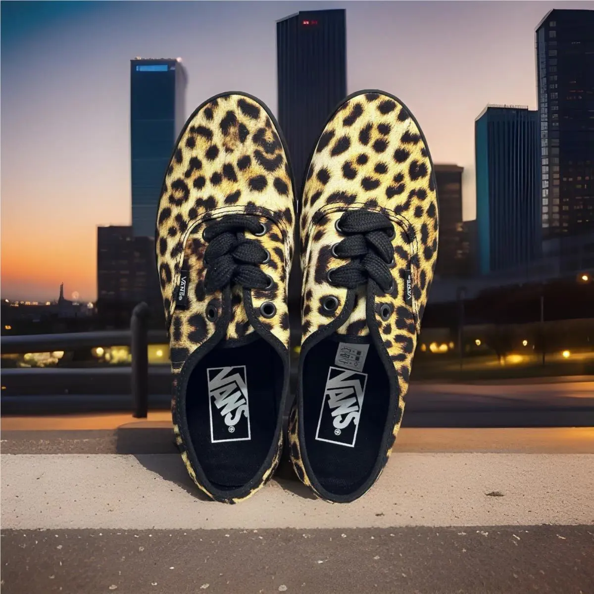 Vans shoes - VANS Off The Wall - Off The Wall - LEOPARD WITH BLACK (UPC: 0197643177012) 11