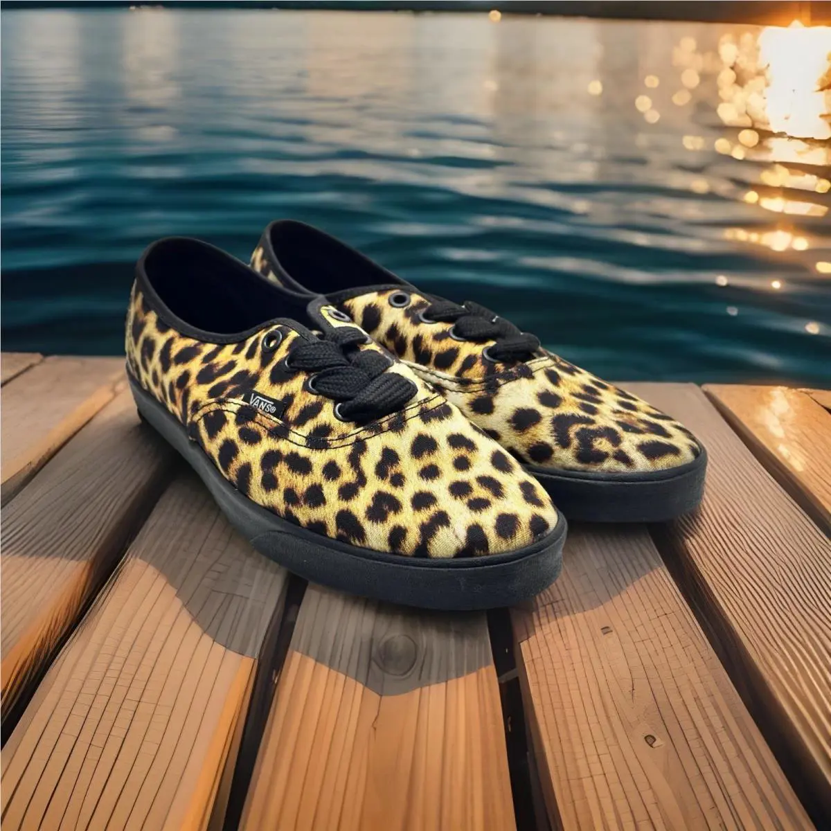 Vans shoes - VANS Off The Wall - Off The Wall - LEOPARD WITH BLACK (UPC: 0197643177012) 12