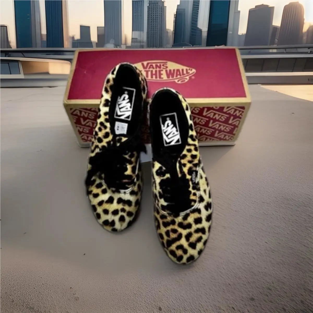 Vans shoes - VANS Off The Wall - Off The Wall - LEOPARD WITH BLACK (UPC: 0197643177012) 15