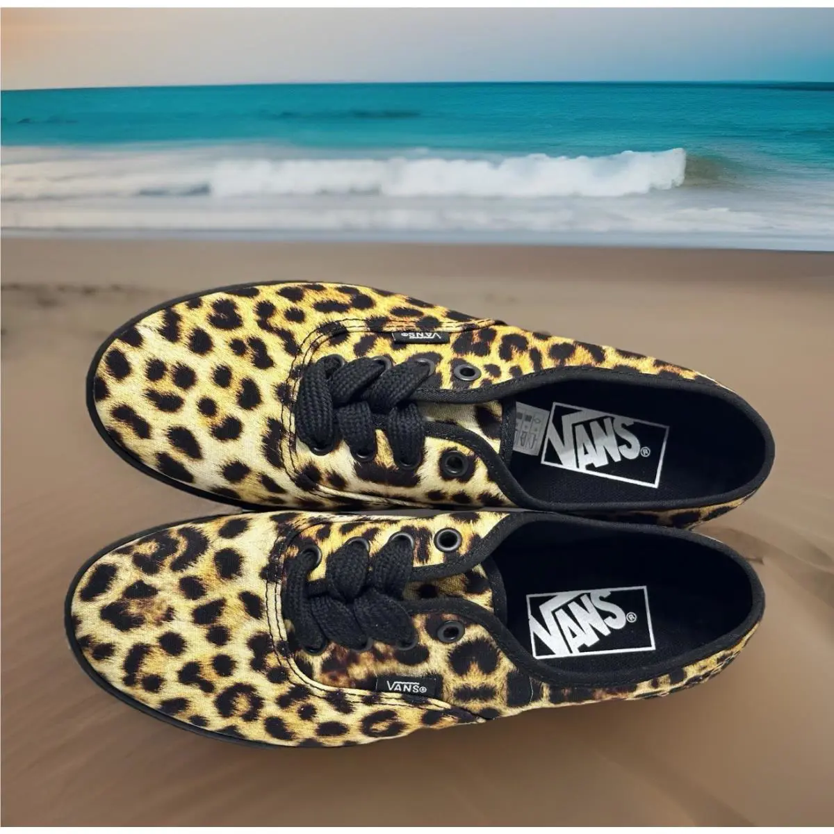 Vans shoes - VANS Off The Wall - Off The Wall - LEOPARD WITH BLACK (UPC: 0197643177012) 1