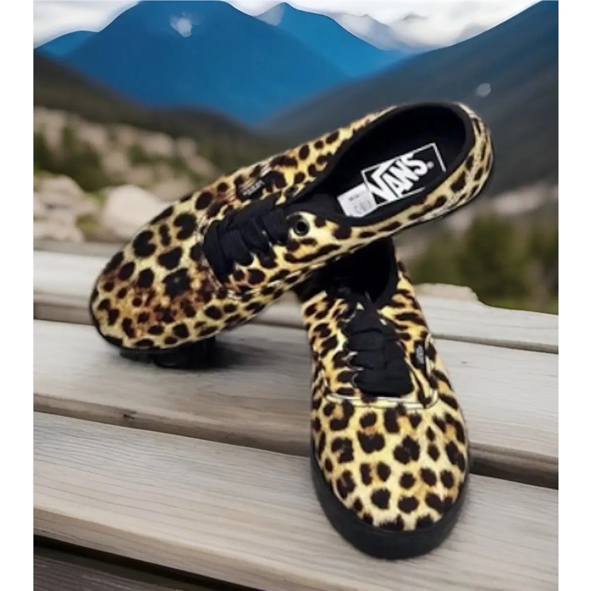Vans shoes - VANS Off The Wall - Off The Wall - LEOPARD WITH BLACK (UPC: 0197643177012) 6