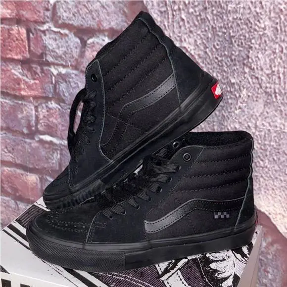 Vans shoes - VANS Hi - Comfycush sk8-hi - Black, Manufacturer: Black/Black (UPC: 194905569165) 3