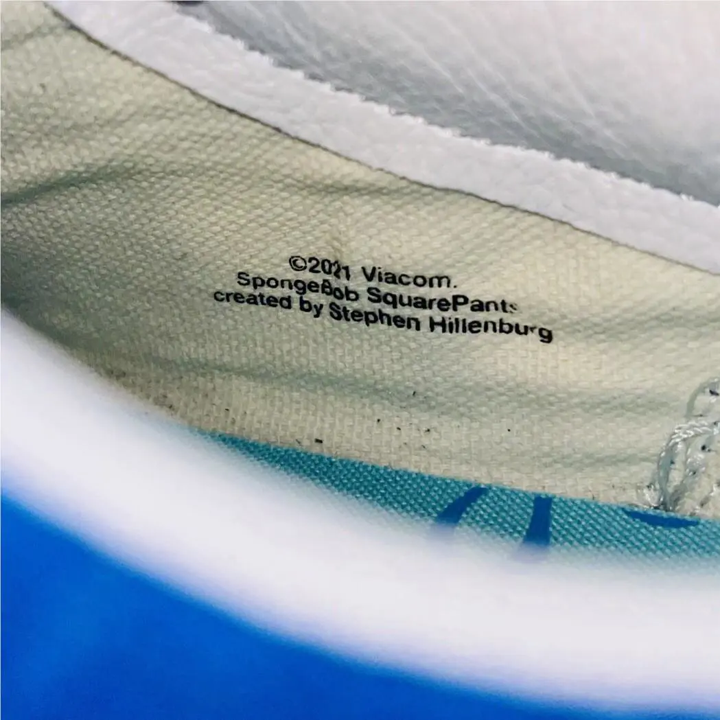 Vans shoes - Vans Spongebob Smile Patch - Spongebob Smile Patch - VN0A38G19XD - Blue (UPC: 0195439346574) 9