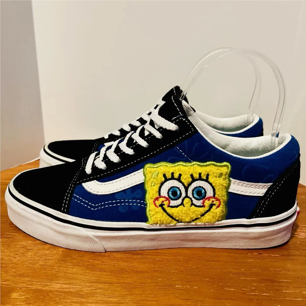 Vans shoes - Vans Spongebob Smile Patch - Spongebob Smile Patch - VN0A38G19XD - Blue (UPC: 0195439346574) 1
