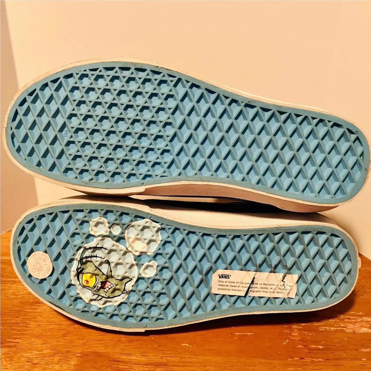 Vans shoes - Vans Spongebob Smile Patch - Spongebob Smile Patch - VN0A38G19XD - Blue (UPC: 0195439346574) 6