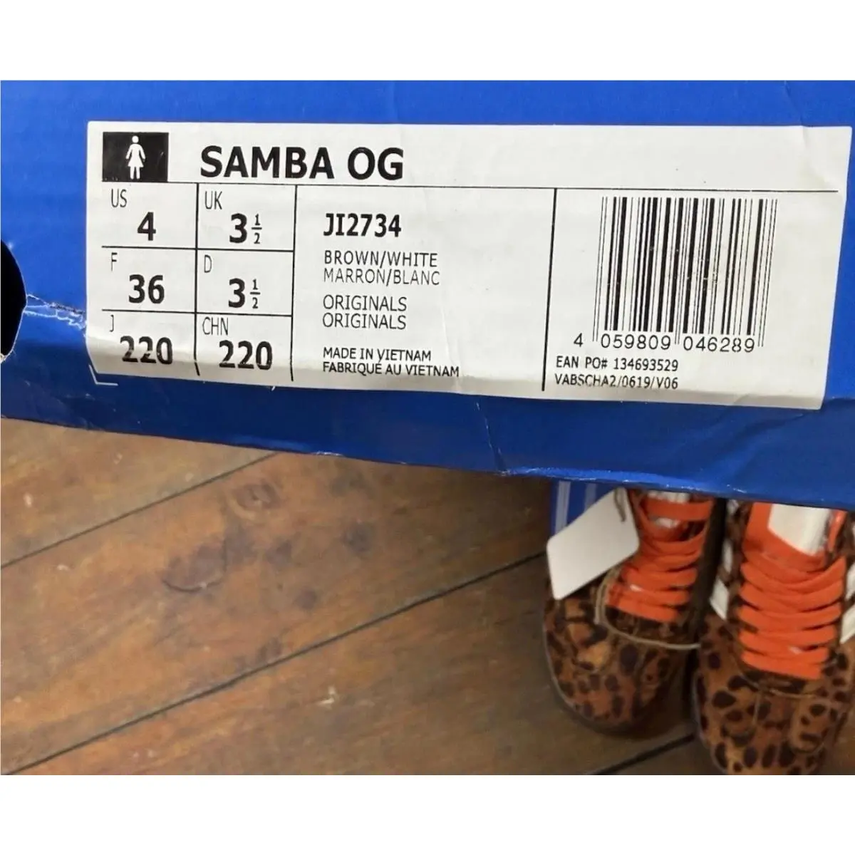 Adidas shoes - Samba OG - Samba - JI2734 - Brown 1
