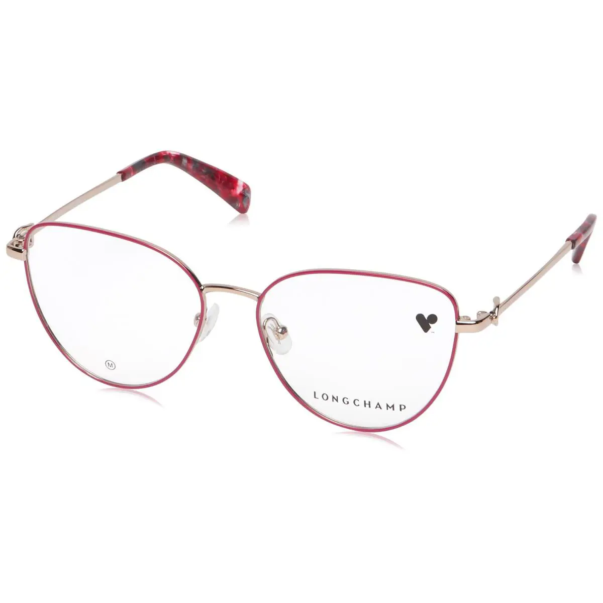 Longchamp LO-2158 718 Rose Gold Red Eyeglasses 54/16/140