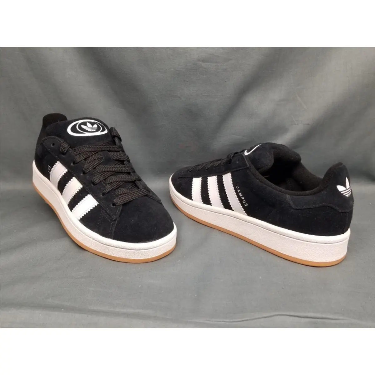 Adidas Campus 00s J Sneakers Suede Black White Gum Boys Size 5