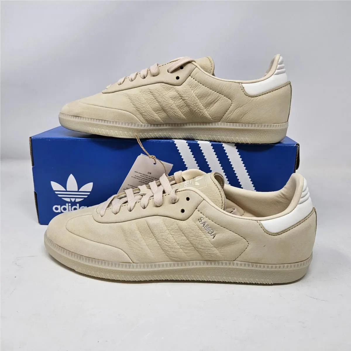 Adidas Samba `sand Strata Beige` Classic Casual Shoes / IE4956 / Men`s Size 10