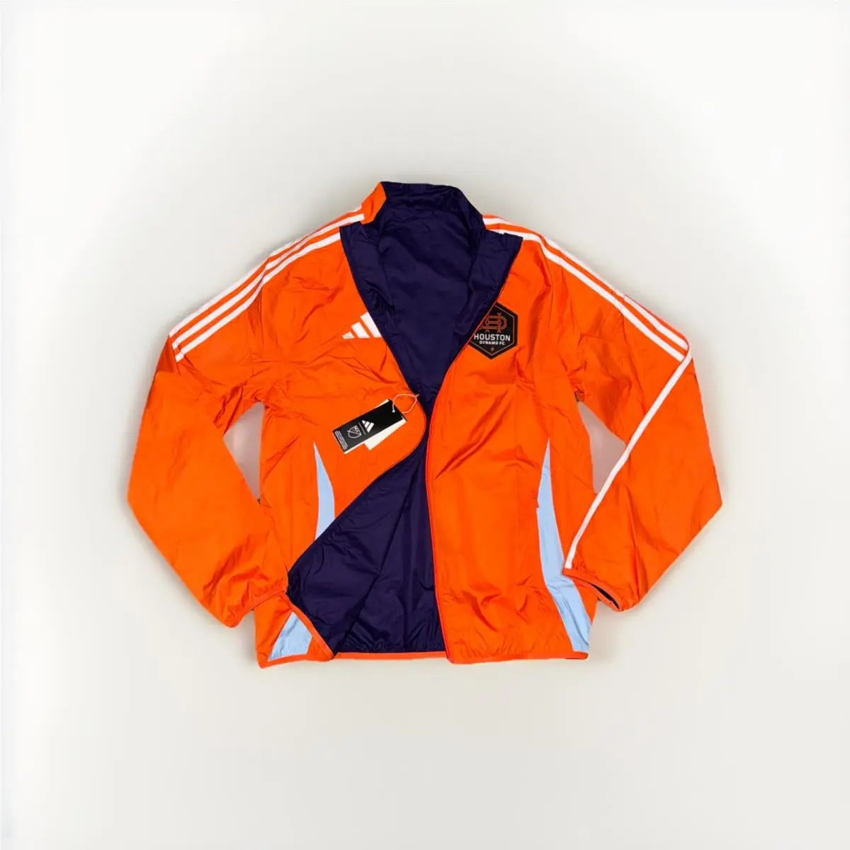 Men’s Mls Houston Dynamo Reversible Anthem Jacket Size Medium by Adidas