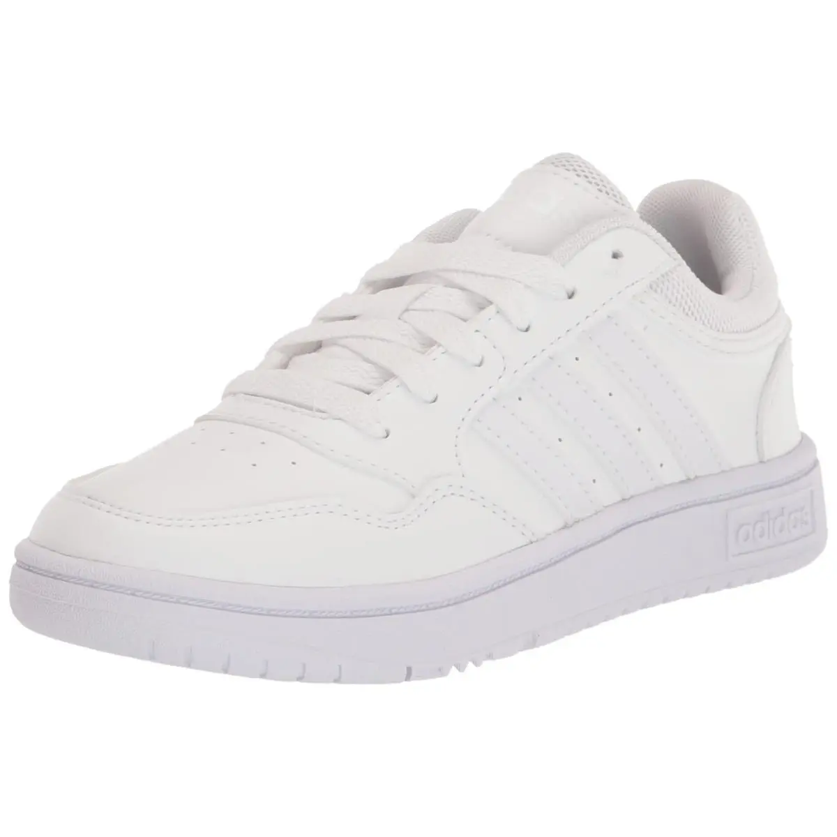 Adidas Little Kid Hoops 3.0 White/white/white US Size 5