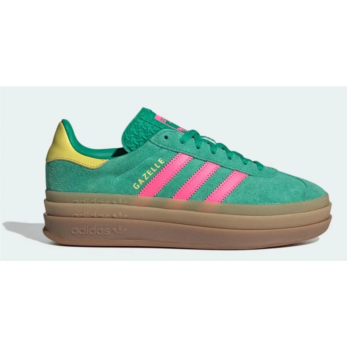 Adidas Gazelle Bold Green/pink/yellow JH9668 Women`s Size 7.5