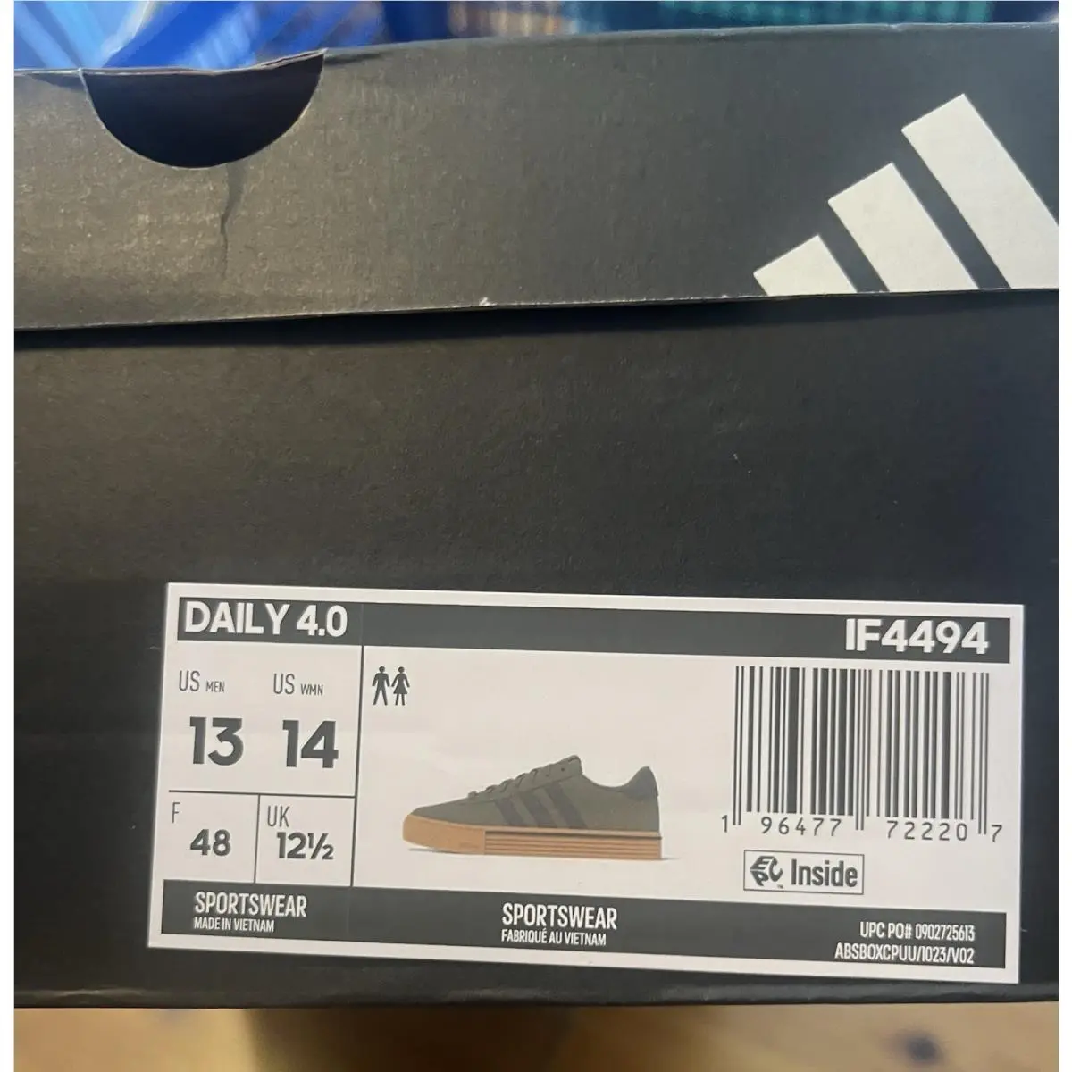 Adidas shoes - adidas Daily 4.0 - Daily - IF4494 - olive green 4