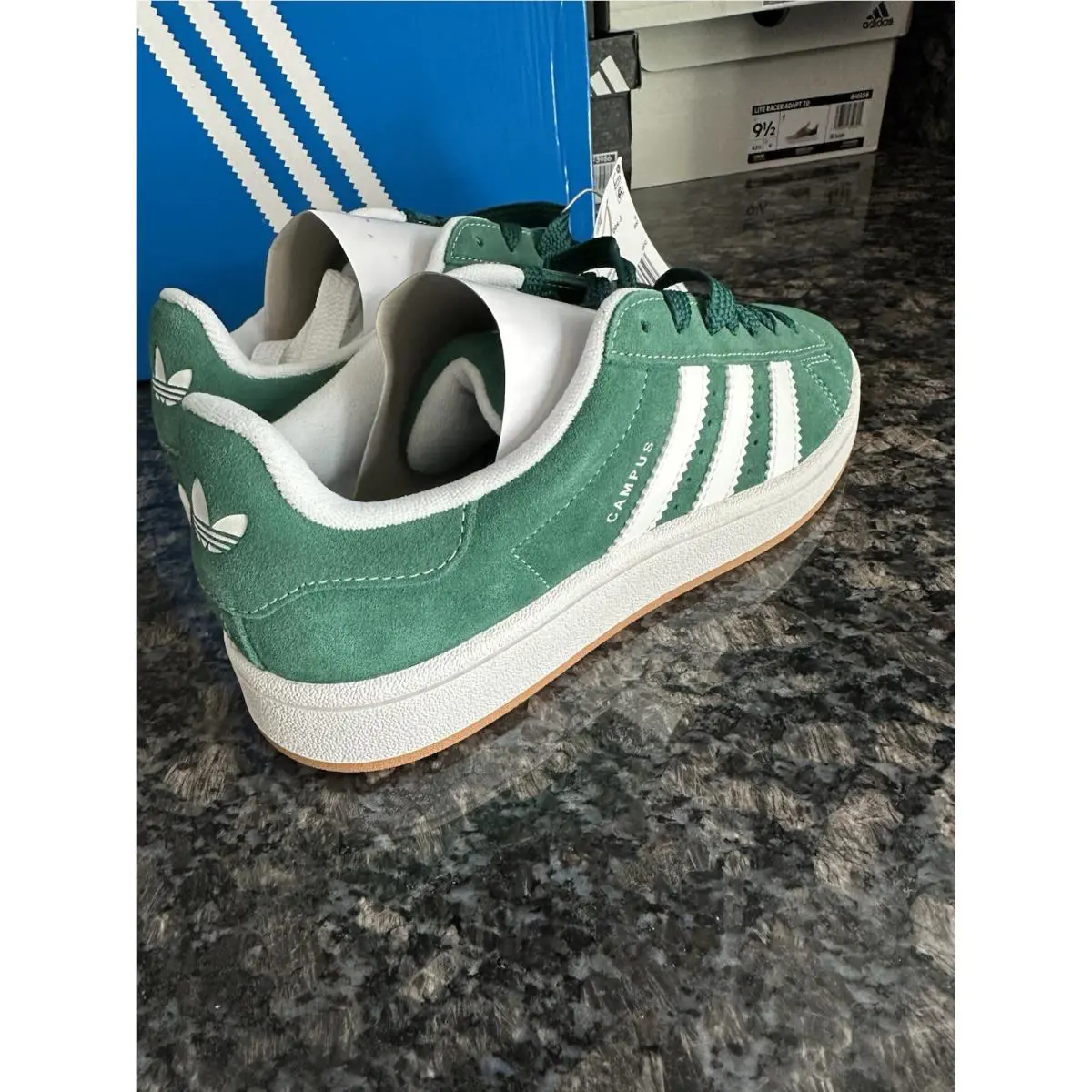 Adidas shoes - adidas Campus 00s - Campus - IH7492 302 - Dark Green/White/Off White 1