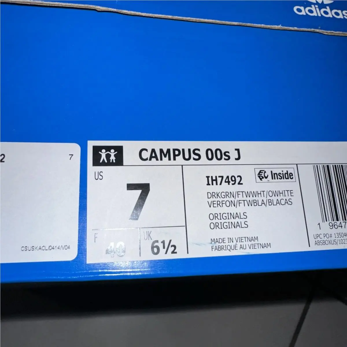 Adidas shoes - adidas Campus 00s - Campus - IH7492 302 - Dark Green/White/Off White 3