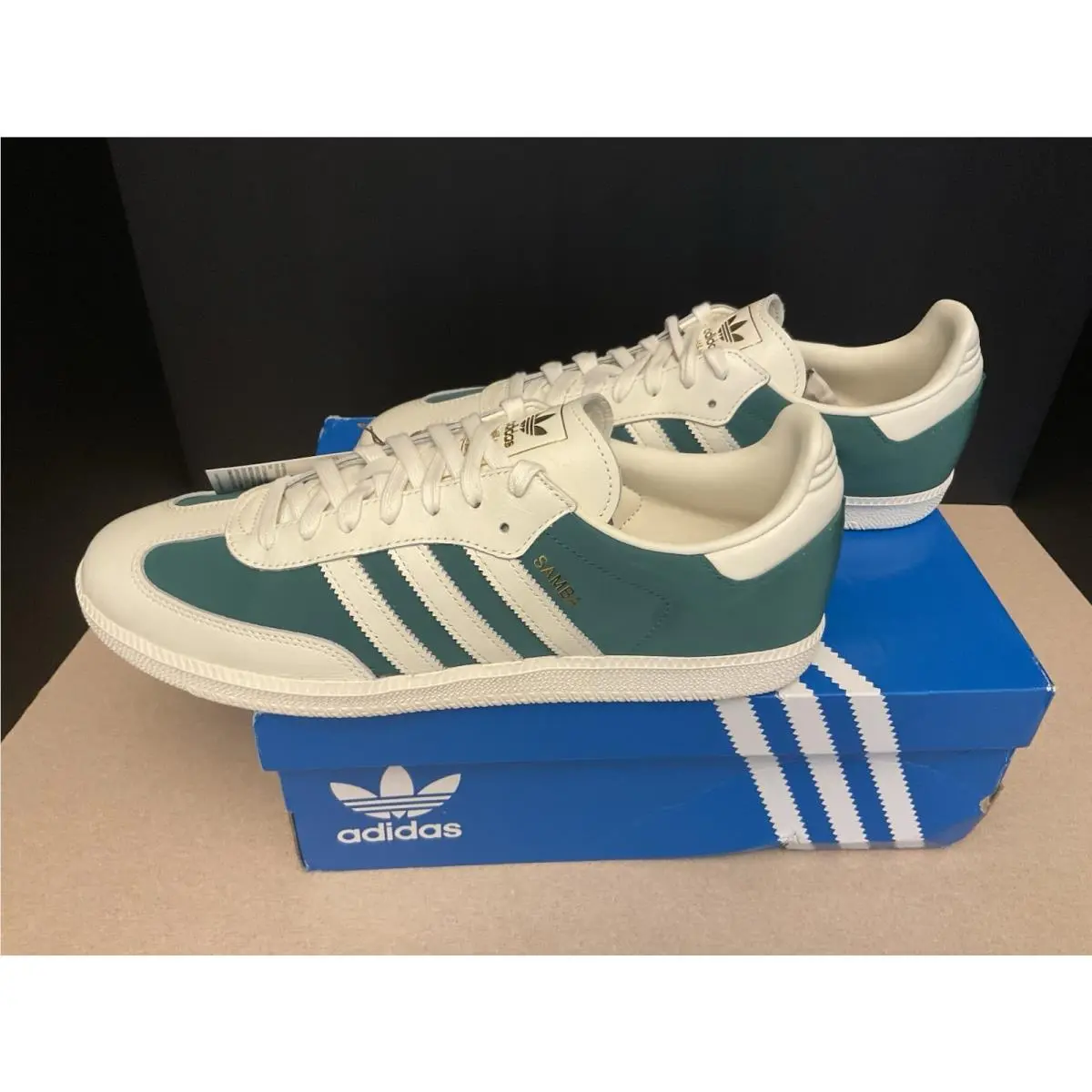 Adidas shoes - adidas Samba OG - Samba - Off White/Off White/Collegiate Green 5
