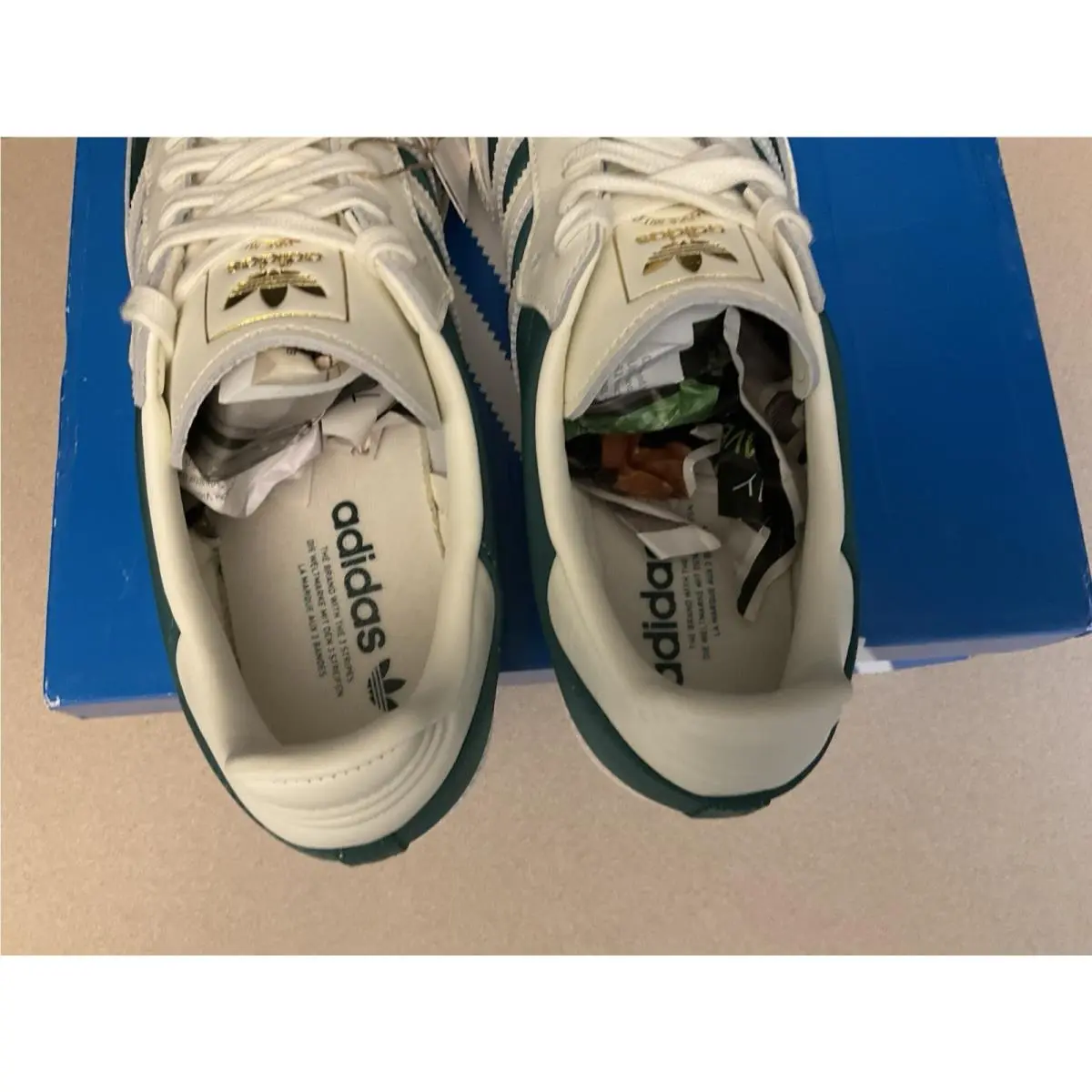 Adidas shoes - adidas Samba OG - Samba - Off White/Off White/Collegiate Green 7