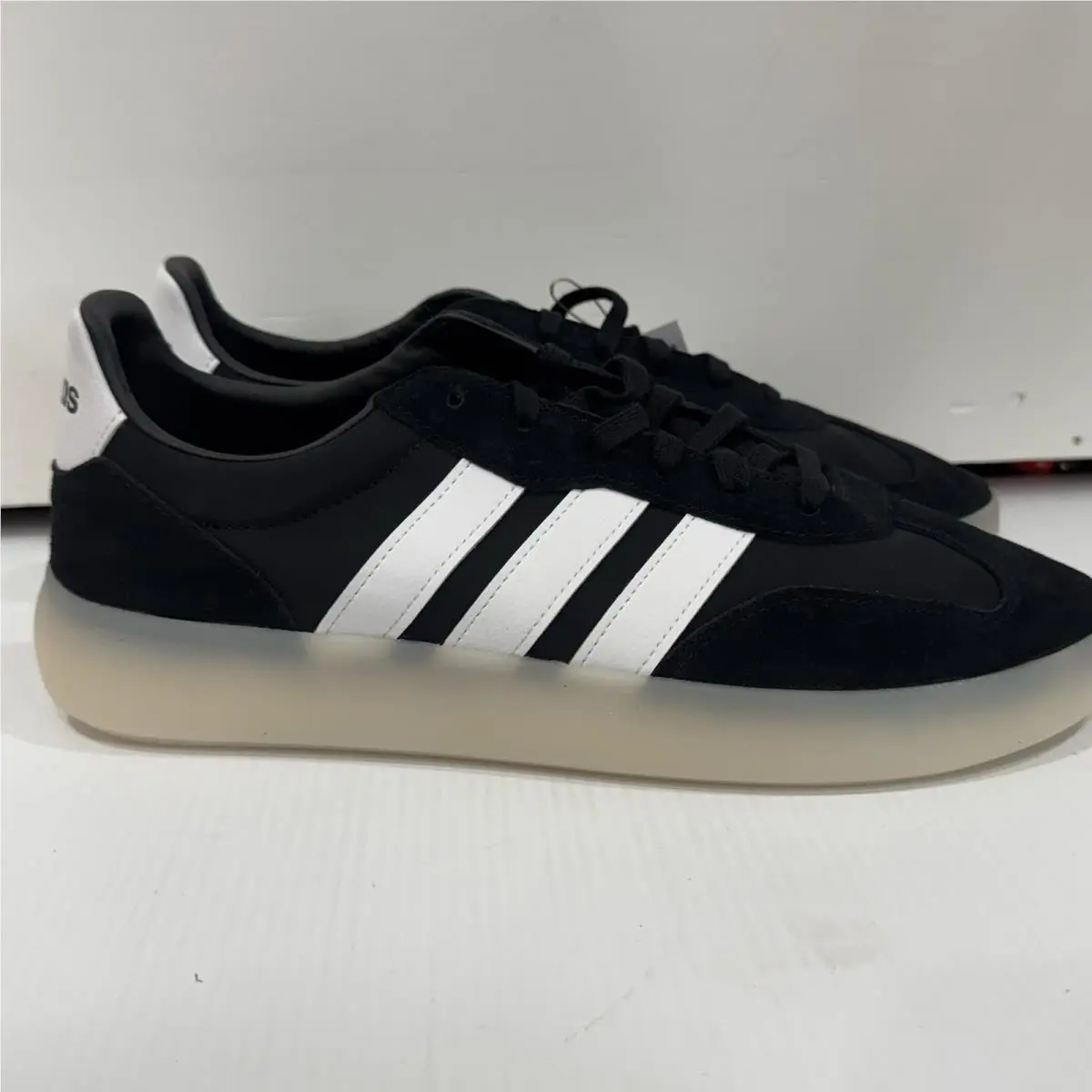 Barreda Decode Men’s 12 Black White Gum Sneakers JI2316 by Adidas