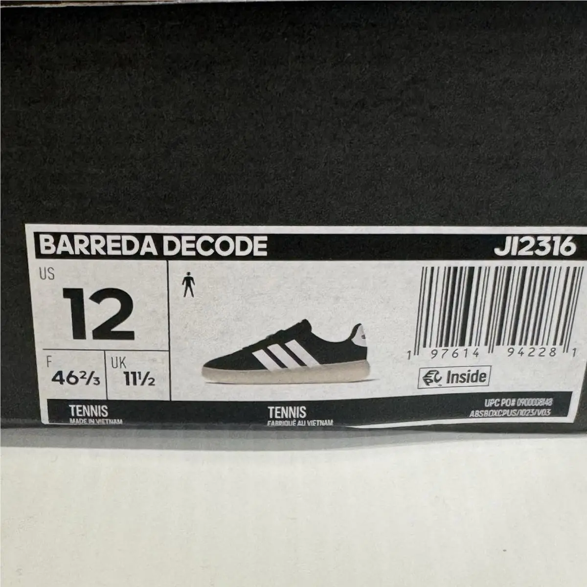 Adidas shoes - adidas Barreda - Barreda - JI2316 - Black 3