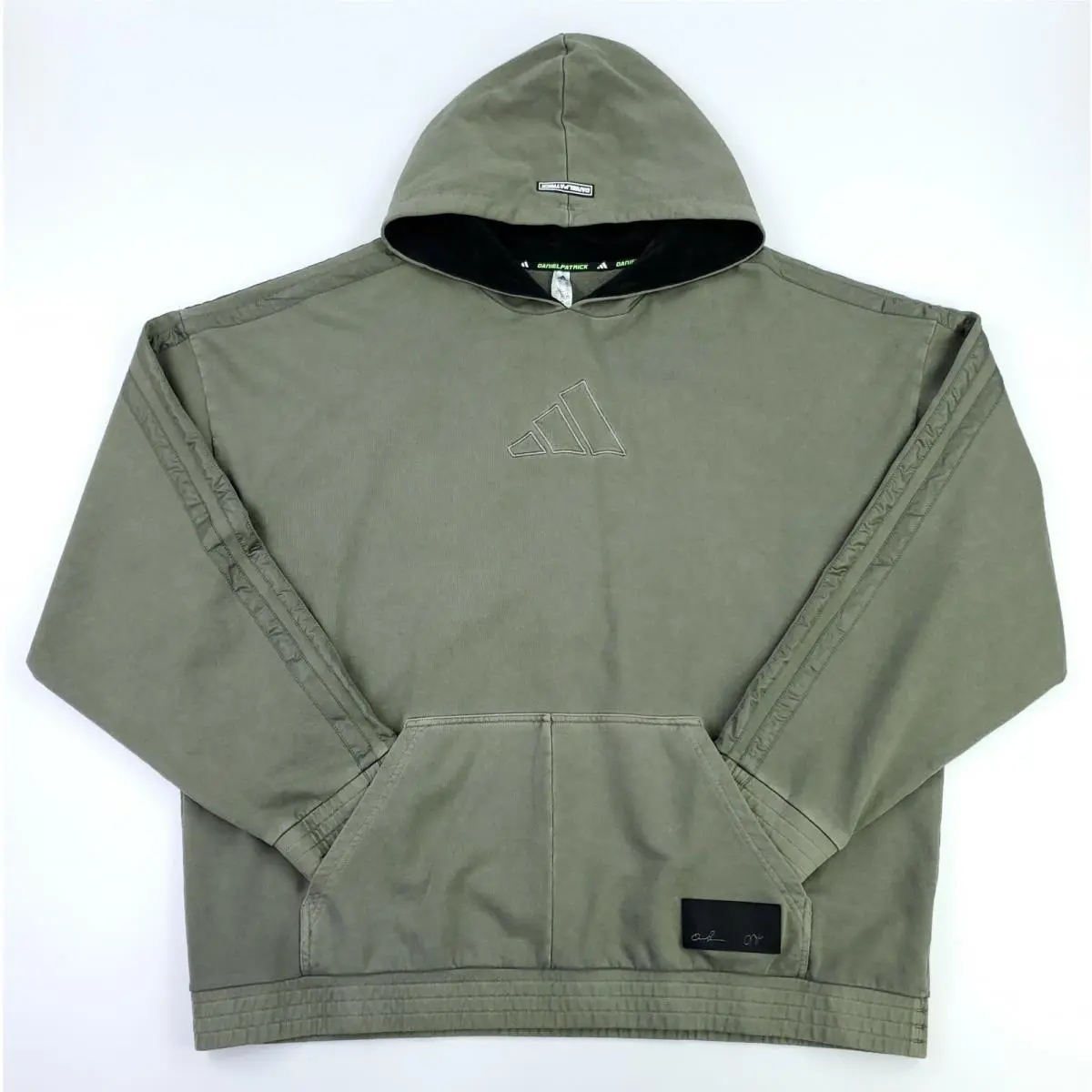 Adidas Mens 4XL Daniel Patrick x James Harden Hoodie Basketball GH1399 Green