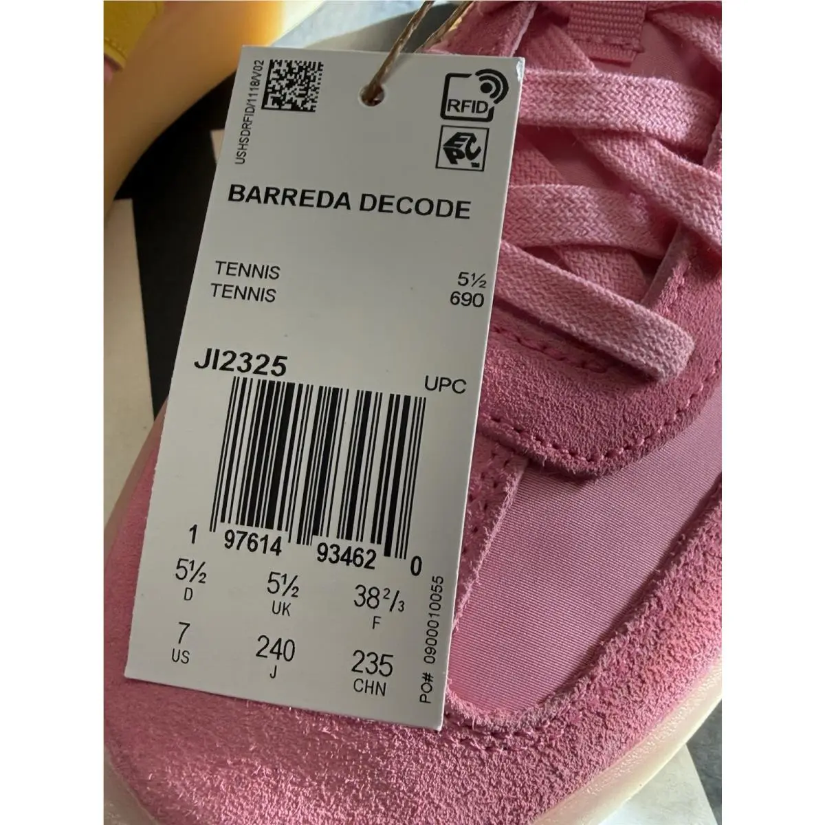 Adidas shoes - adidas Barreda Decode - Barreda Decode - JI2325 - Pink And Yellow (UPC: 0197614934712) 0