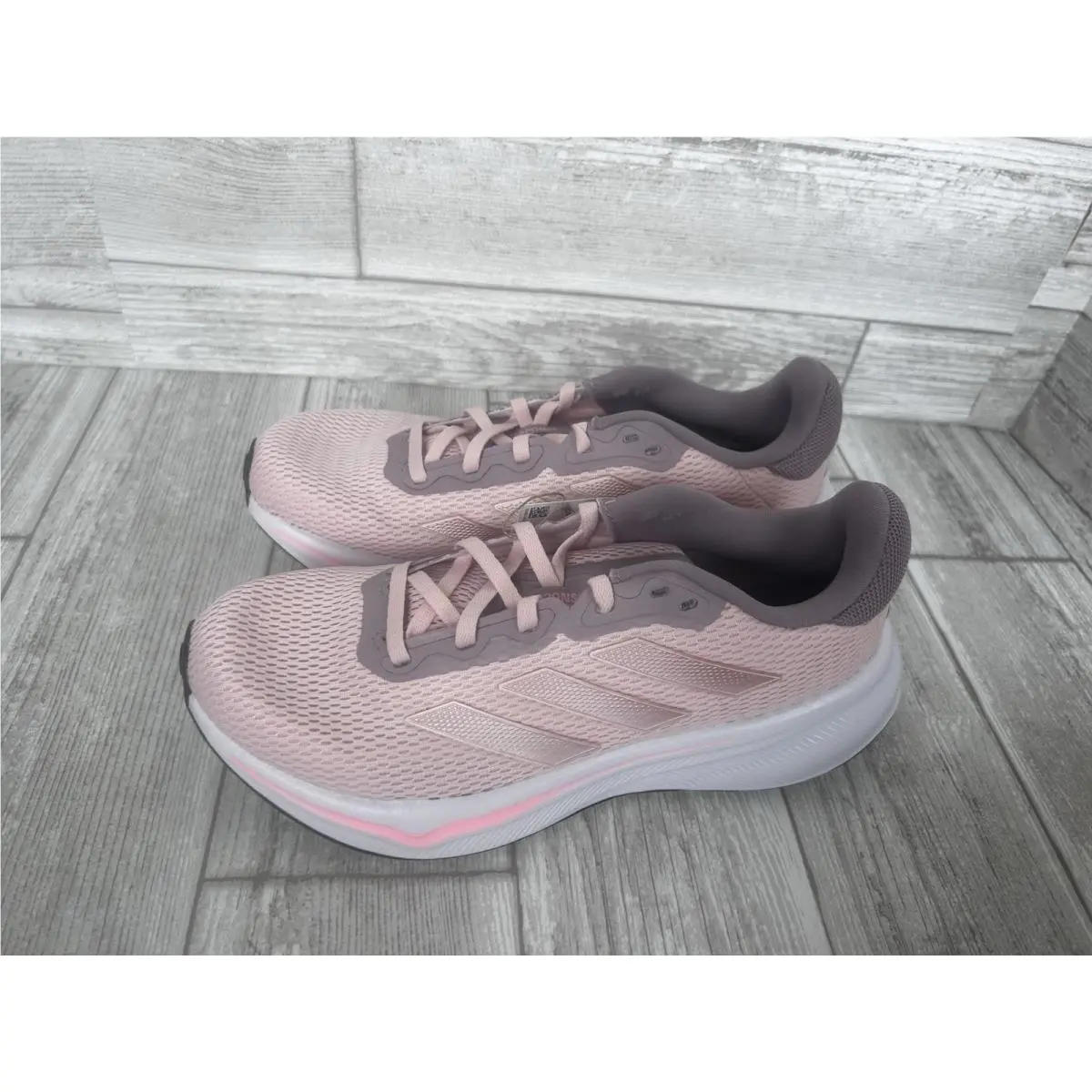 Adidas Women`s Size 7 Response Running Sneaker-sandy Pink