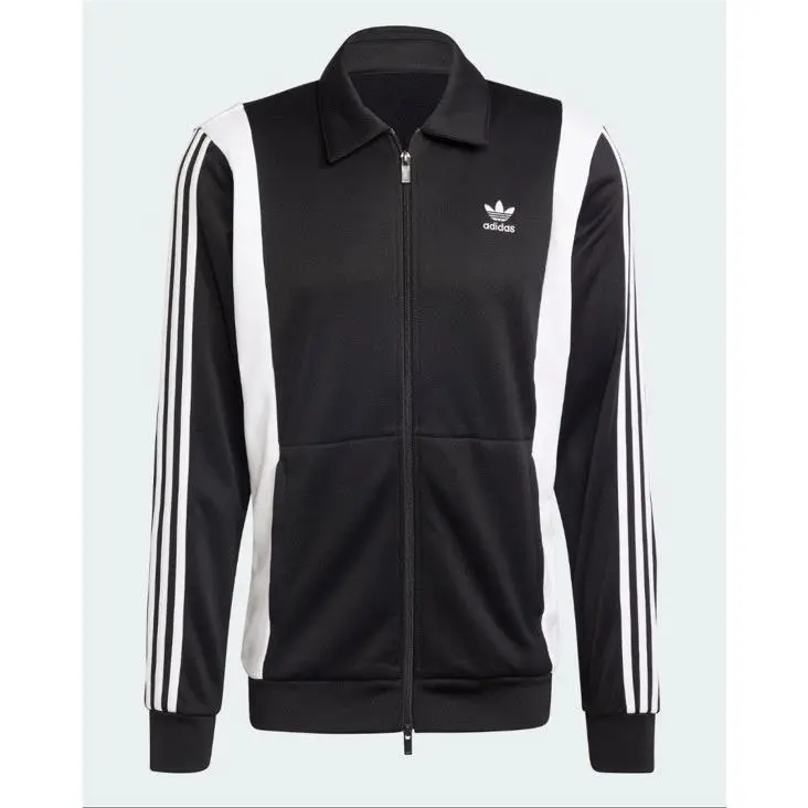 Adidas Adicolor Panel Track Top Black White JC6248 Men’s Large