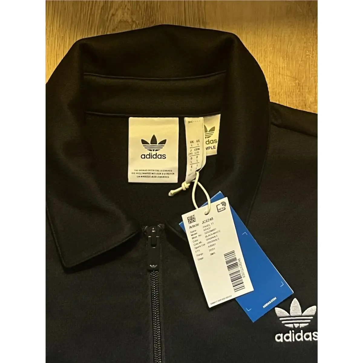 Adidas clothing - adidas Adicolor Panel - Adicolor Panel - JC6248 - Black 5