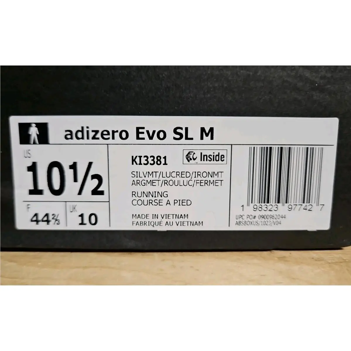 Adidas shoes - adidas Adizero Evo SL - Adizero Evo - KI3381 - Silver (UPC: 198323977427) 10