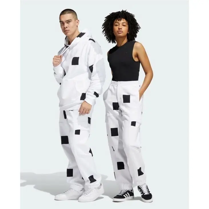 Adidas clothing - Shmoofoil Box Pants - Shmoofoil Box Pants - GL9962 - White, Manufacturer: White/Black 3