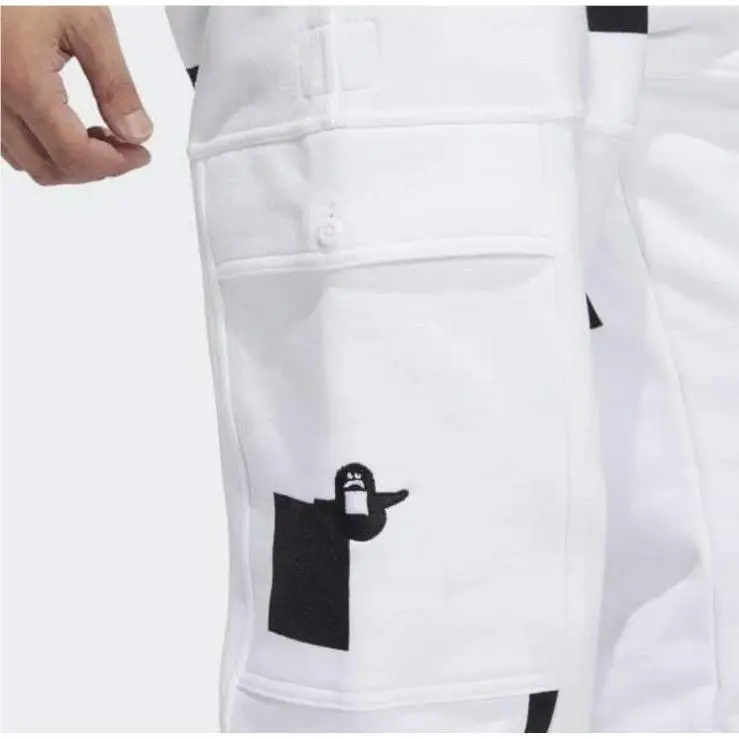 Adidas clothing - Shmoofoil Box Pants - Shmoofoil Box Pants - GL9962 - White, Manufacturer: White/Black 6