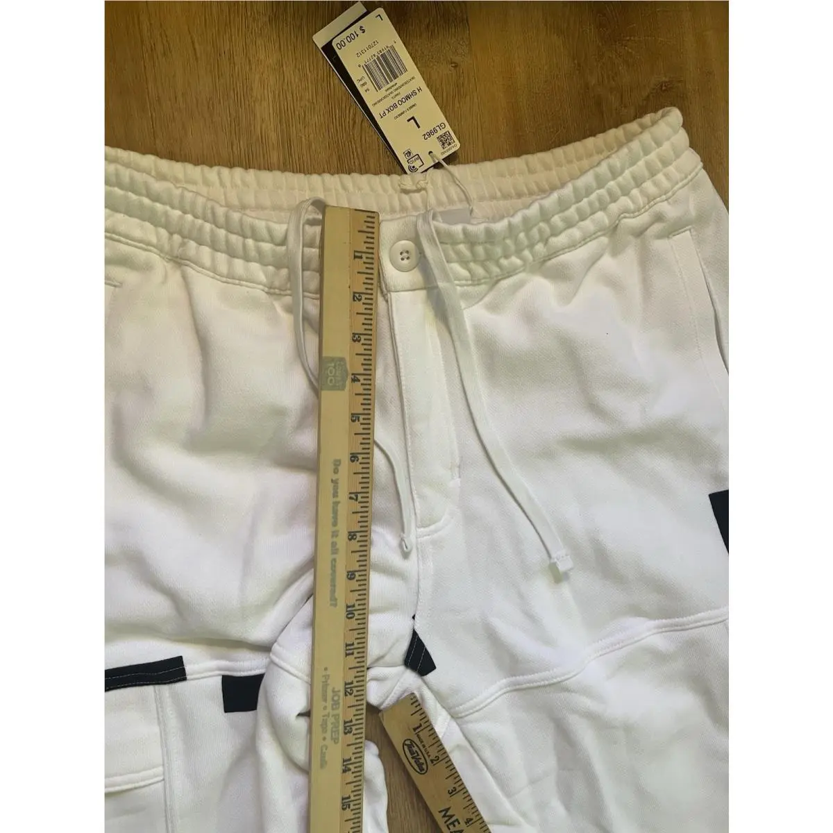 Adidas clothing - Shmoofoil Box Pants - Shmoofoil Box Pants - GL9962 - White, Manufacturer: White/Black 17