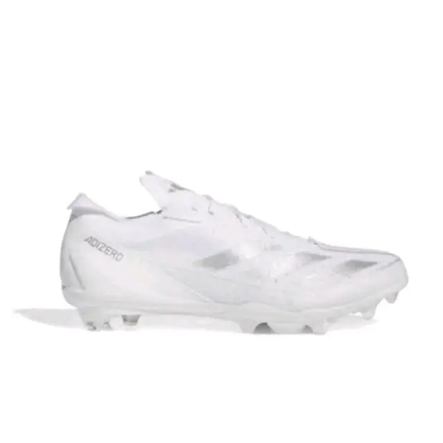 Men`s Adidas Adizero Electric Molded Football Cleats White/white Size 16