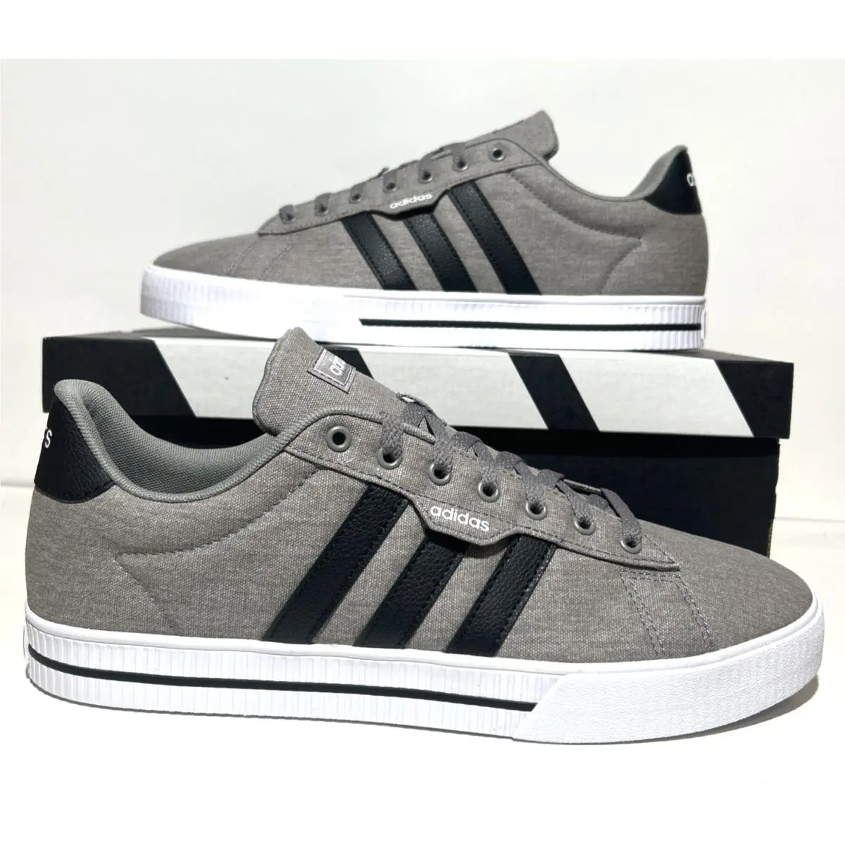 Adidas Daily 3.0 Mens Size 12 Athletic Casual Urban Sneakers Dove Gray