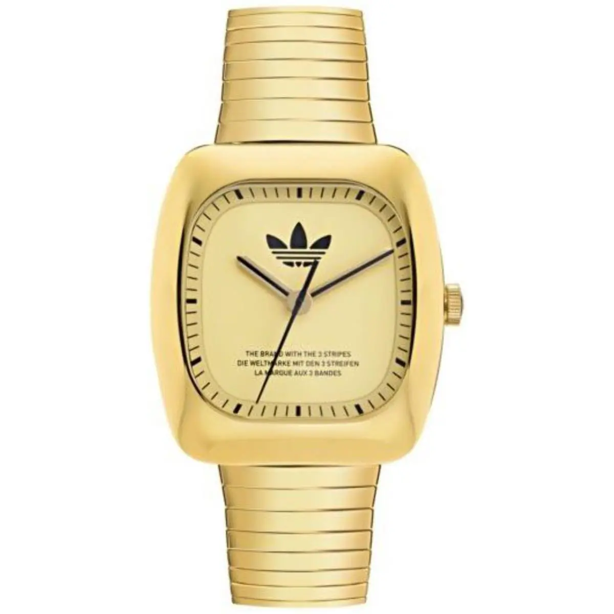 AOSY24024 Men`s Retro Wave One Expansion Bracelet Gold 37mm Watch by Adidas