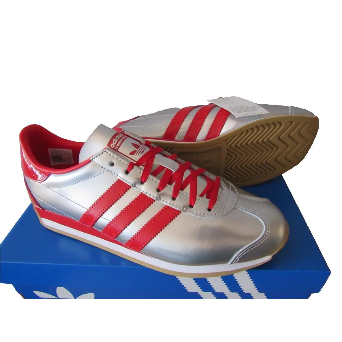 Adidas shoes - adidas Country OG - Country - JP8804 - Silver/Red (UPC: 197619759778) 4