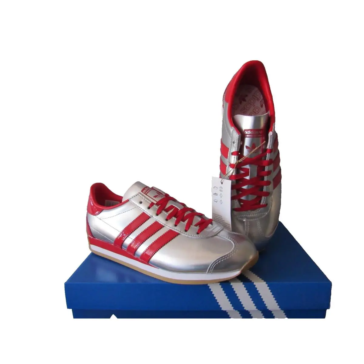 Adidas shoes - adidas Country OG - Country - JP8804 - Silver/Red (UPC: 197619759778) 5