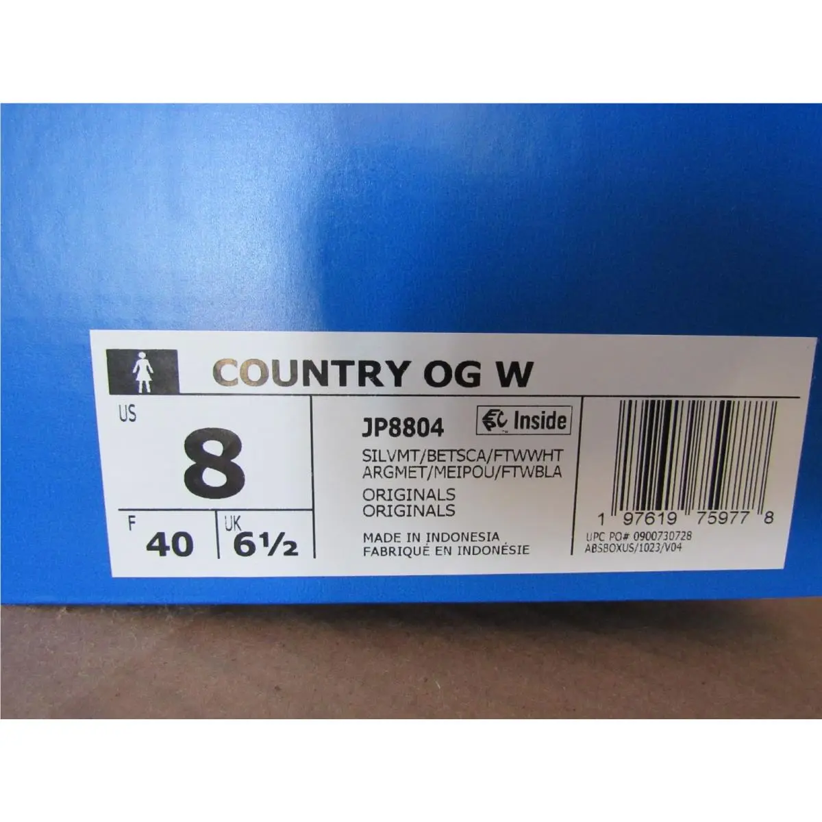 Adidas shoes - adidas Country OG - Country - JP8804 - Silver/Red (UPC: 197619759778) 3