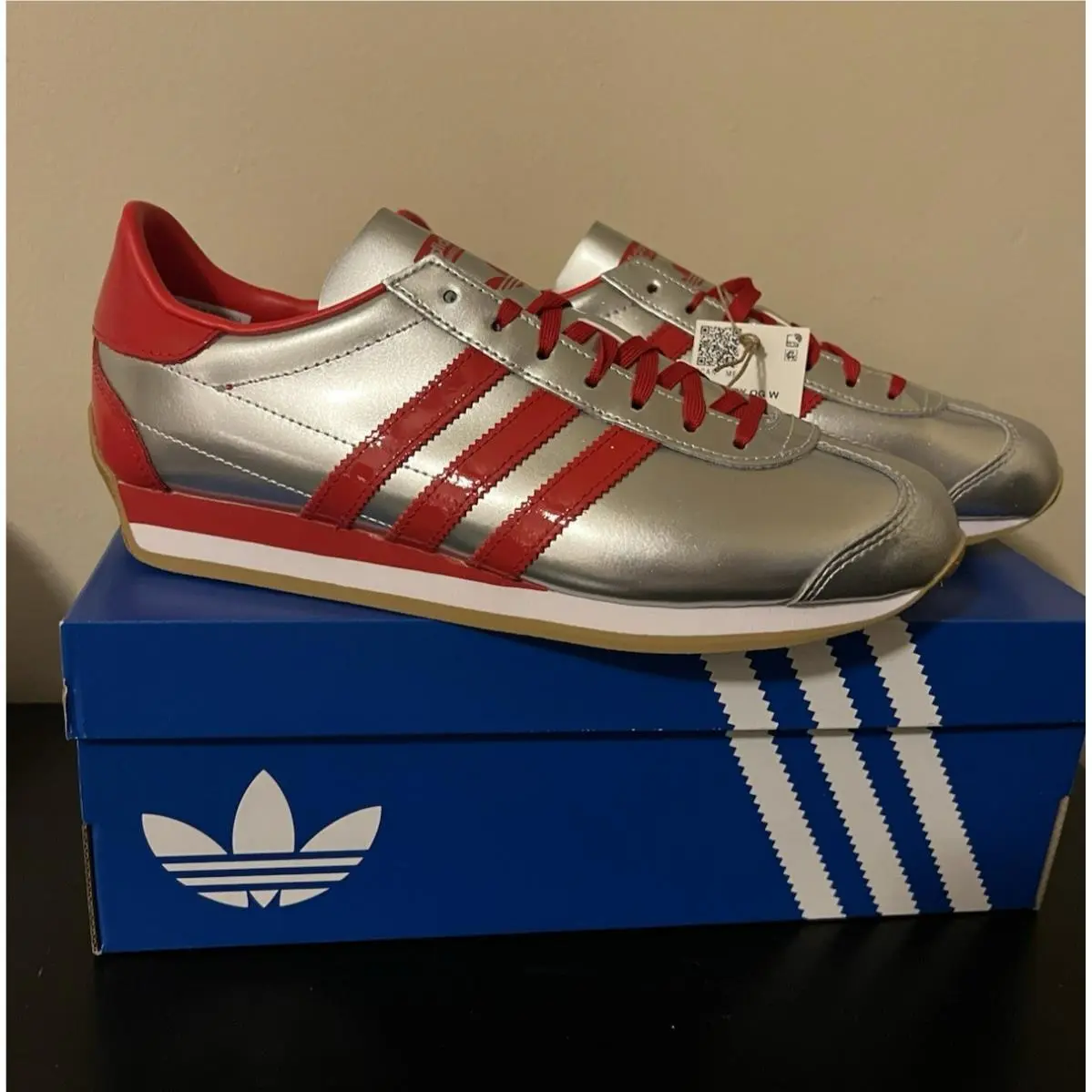 Adidas shoes - adidas Country OG - Country - JP8804 - Silver/Red 0