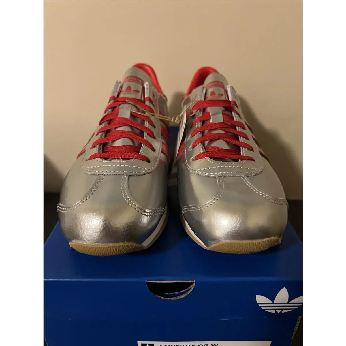 Adidas shoes - adidas Country OG - Country - JP8804 - Silver/Red 2